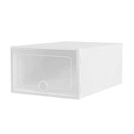 Artiss Shoe Box Rack DIY Set of 12 Stackable White Abel.