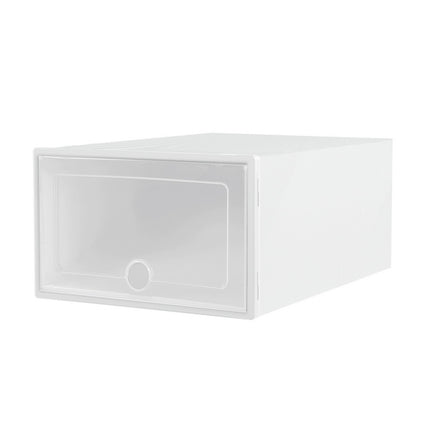 Artiss Shoe Box Rack DIY Set of 24 Stackable White Abel.