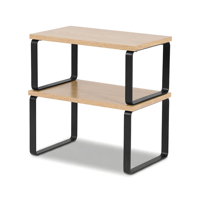 Cefito Kitchen Storage Shelves Rack Cupboard Cabinet Organiser Set of 2.