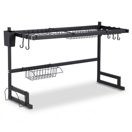 Cefito Dish Drying Rack for Kitchen Storage Organisation Kitchen Sink Organiser Dish Drainer.