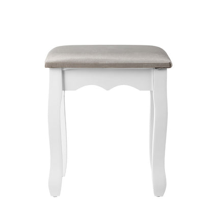 Artiss Dressing Table Stool Velvet Grey.