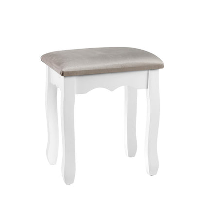 Artiss Dressing Table Stool Velvet Grey.