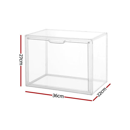 Artiss Clear Acrylic Display Case Dustproof Protection Box For Toys 27CM.