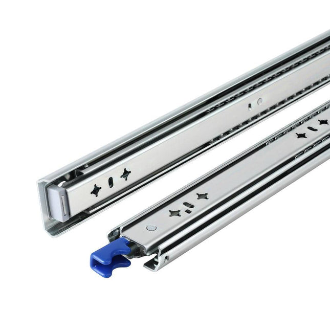 Giantz 2x Drawer Slides Heavy Duty Full Extension Locking 750-1500mm Length.