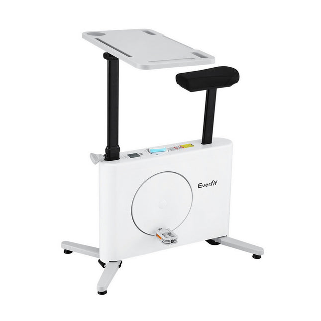Everfit Exercise Bike Magnetic Desk Bike with Tabletop Fitness Home Workout Gym