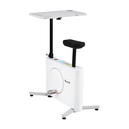 Everfit Exercise Bike Magnetic Desk Bike with Tabletop Fitness Home Workout Gym.