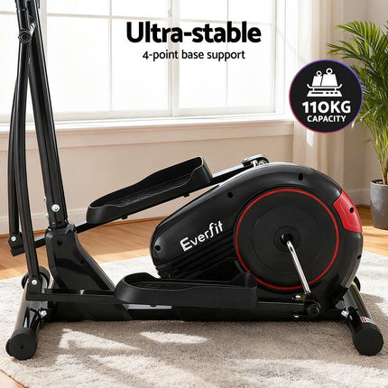 Everfit Exercise Bike Elliptical Cross Trainer Home Gym Fitness Machine LCD.