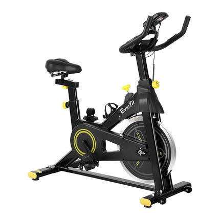 Everfit Spin Bike Exercise Bike Cardio Gym Bluetooth APP Connectable.