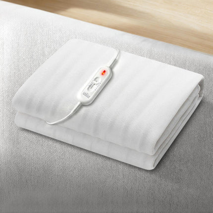Giselle Electric Blanket King Single Heated Fully Fitted Washable Pad Winter Warm.