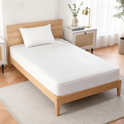 Giselle Electric Blanket King Single Heated Fully Fitted Washable Pad Winter Warm.