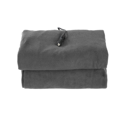 Giselle Electric Heated Blanket Car Throw Rug Grey.
