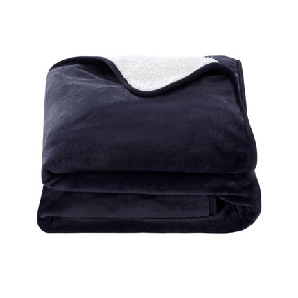 Giselle Electric Throw Rug Heated Blanket Fleece Charcoal.
