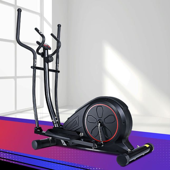 Everfit Exercise Bike Elliptical Cross Trainer Home Gym Fitness Machine LCD.