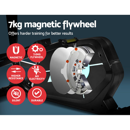 Everfit Exercise Bike Elliptical Cross Trainer Home Gym Fitness Machine Magnetic.