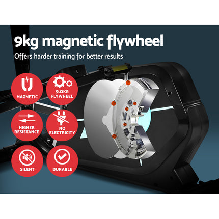 Everfit Exercise Bike Elliptical Cross Trainer Home Gym Fitness Machine Magnetic.