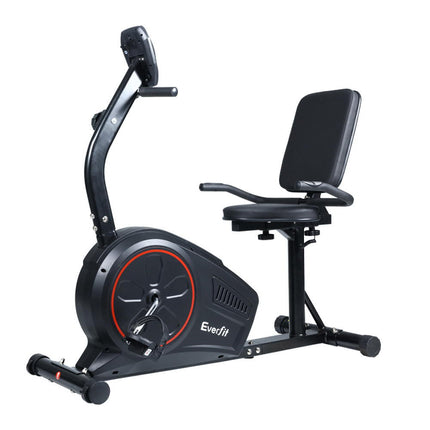 Everfit Exercise Bike Magnetic Recumbent Indoor Cycling Home Gym Cardio 8 Level.
