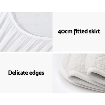 Giselle Bedding Double Size Electric Blanket Fleece.
