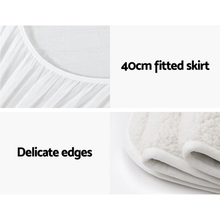 Giselle Bedding Queen Size Electric Blanket Fleece.