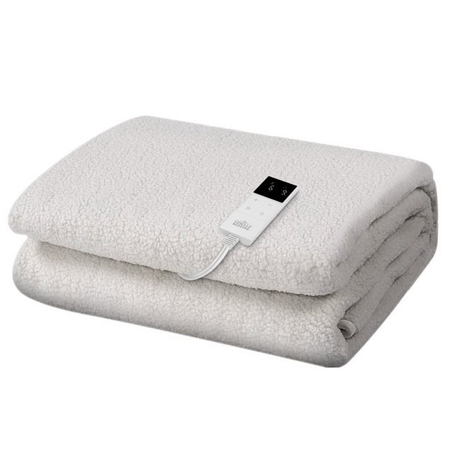 Giselle Bedding Single Size Electric Blanket Fleece.