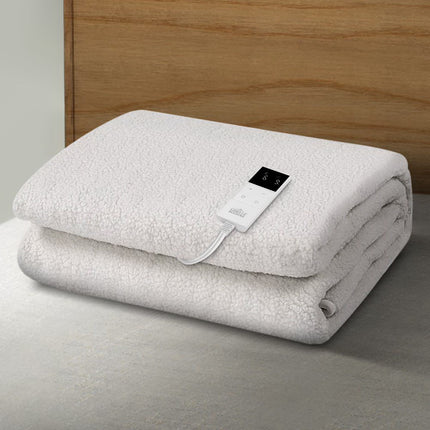 Giselle Bedding Single Size Electric Blanket Fleece.