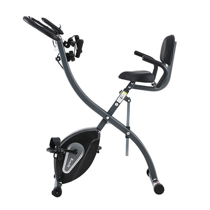 Everfit Folding Exercise Bike Magnetic X-Bike Aerobic Trainer Indoor Cycling.