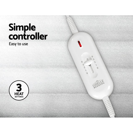 Giselle Bedding Double Size Electric Blanket Polyester.