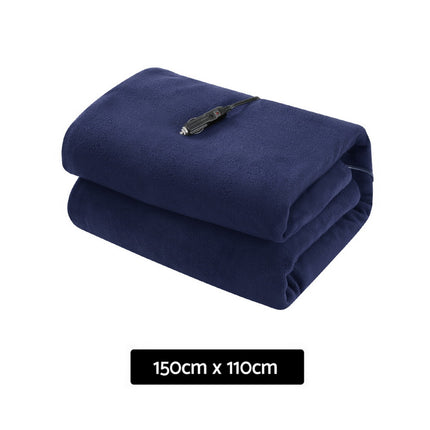 Giselle Electric Heated Blanket Car Truck Throw Rug Travel Camping 12V DC Aut.