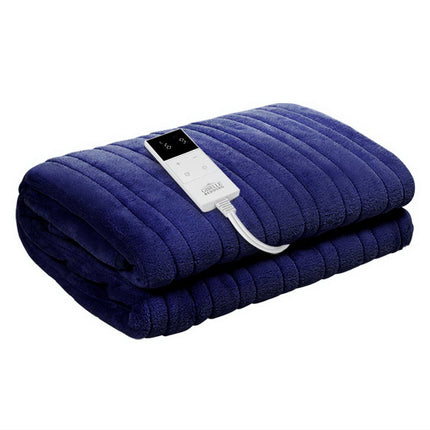 Giselle Bedding Electric Throw Blanket - Navy.