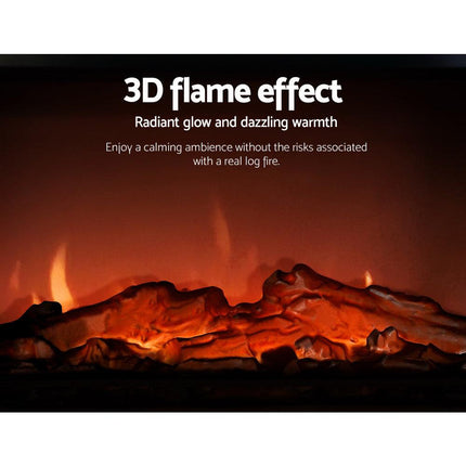Devanti Electric Fireplace Fire Heaters 2000W.
