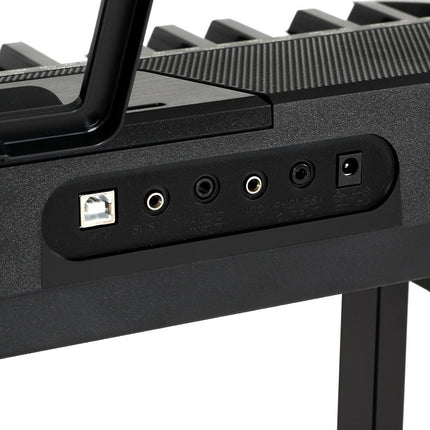 Alpha 61 Keys Electronic Piano Keyboard Digital Electric w/ Stand Touch Sensitive.