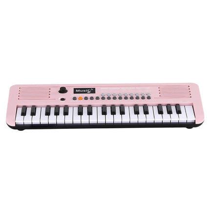 Alpha 37-Key Digital Piano Keyboard for Kids Beginners Electronic Keyboard Piano Gift Pink.