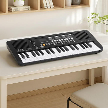 Alpha 37-Key Digital Piano Keyboard Electric Black.