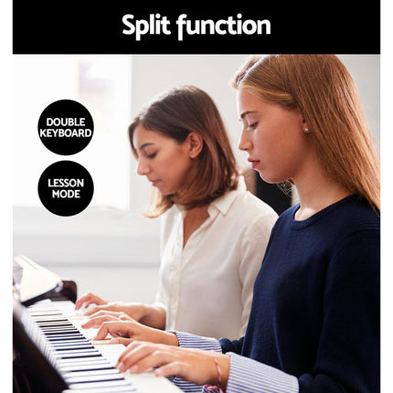 Alpha 88 Keys Electronic Piano Keyboard Digital Electric w/ Stand Semi-Weighted.