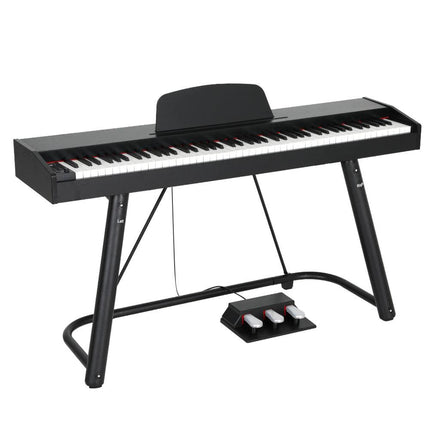 Alpha 88 Keys Electronic Piano Keyboard Digital Electric w/ Stand Semi-Weighted.