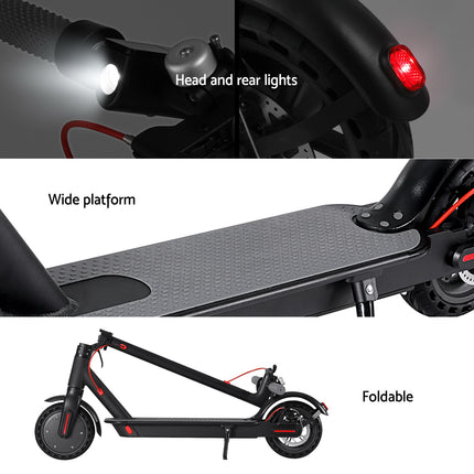 Electric Scooter 500W 25KM/H Folding Portable Riding For Adults Commuter Black.