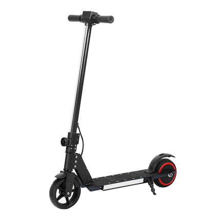 Electric Scooter 130W 16KM/H LED Light Folding Portable Riding Commuter Black.
