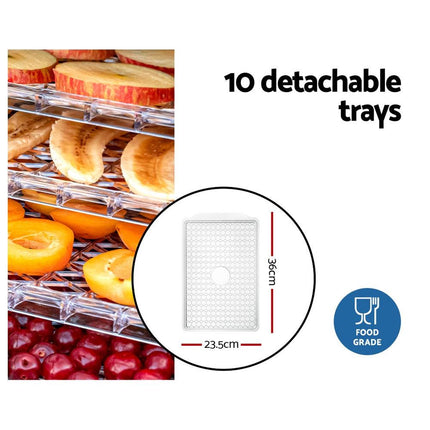 Devanti 10 Trays Food Dehydrator.