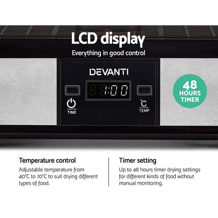 Devanti 7 Trays Food Dehydrator.