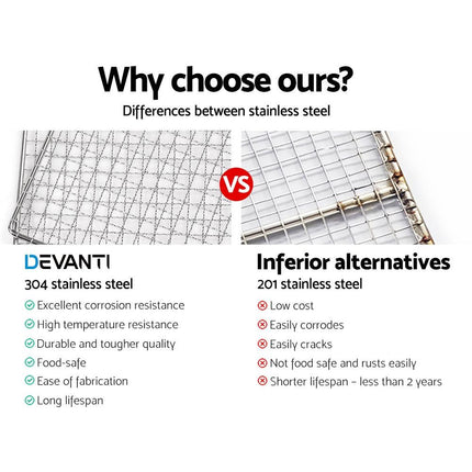 Devanti 6 Trays Food Dehydrator Stainless Steel Tray.