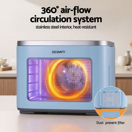 Devanti 5 Trays Food Dehydrator Mini Fruit Dryer 500W.