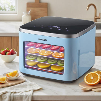 Devanti 5 Trays Food Dehydrator Mini Fruit Dryer 500W.
