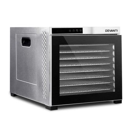 Devanti 10 Trays Food Dehydrator Stainless Steel Tray.