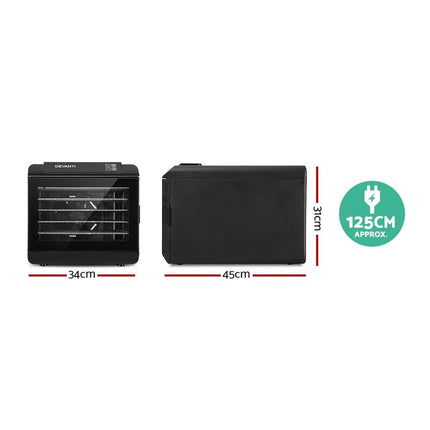 Devanti 6 Trays Food Dehydrator Stainless Steel Tray.