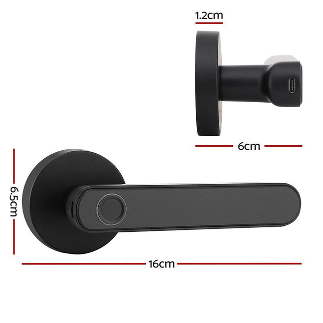 UL-tech Fingerprint Door Lock Smart Electronic Handle.
