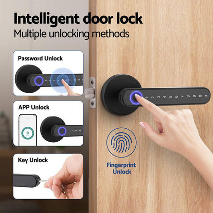 UL-tech Fingerprint Door Lock Smart Electronic Handle.