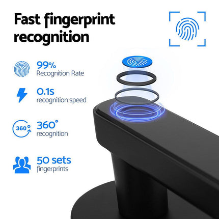 UL-tech Fingerprint Door Lock Smart Electronic Handle.