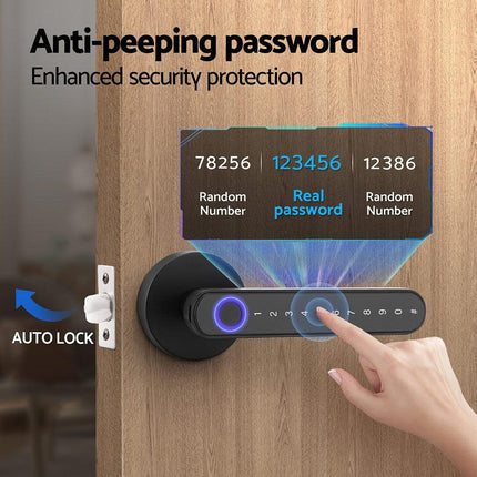 UL-tech Fingerprint Door Lock Smart Electronic Handle.