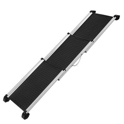 i.Pet Dog Ramp Pet Stairs Steps Car SUV Foldable Portable Ladder Adjustable.
