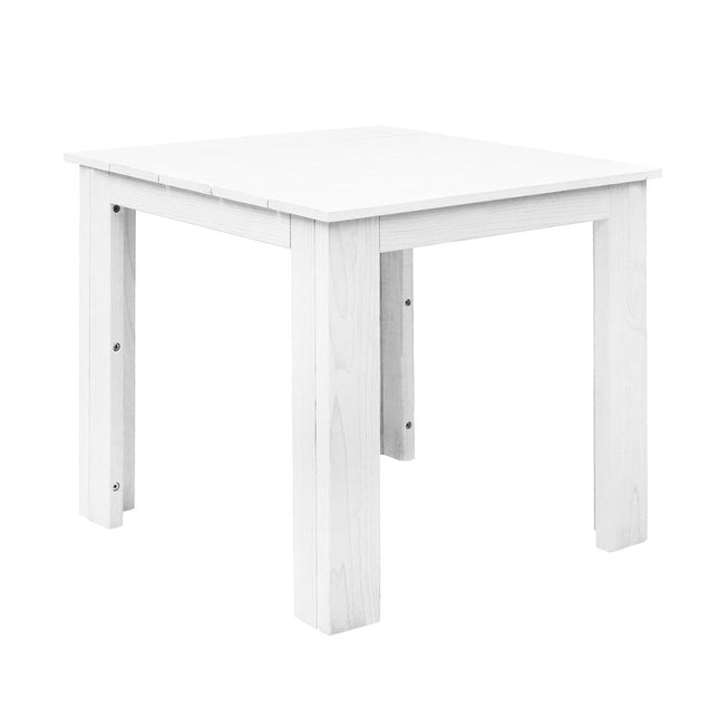Gardeon Coffee Side Table Wooden Desk Outdoor Furniture Camping Garden White.