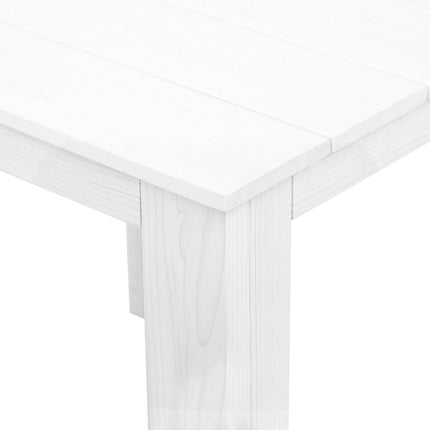 Gardeon Coffee Side Table Wooden Desk Outdoor Furniture Camping Garden White.